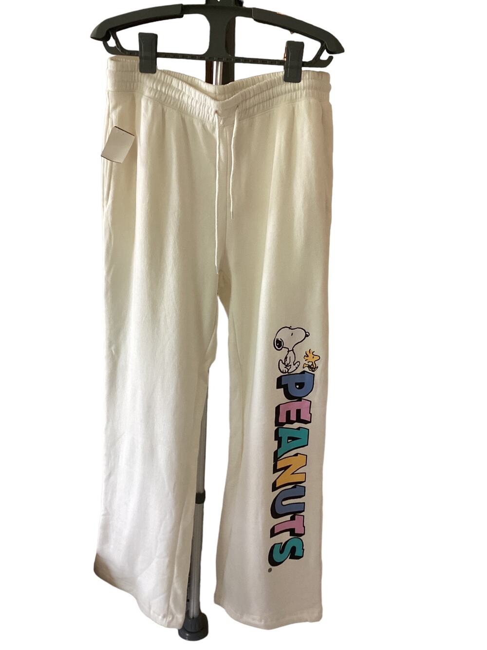 Official Peanuts Women's Sweat Pants Size L NWT